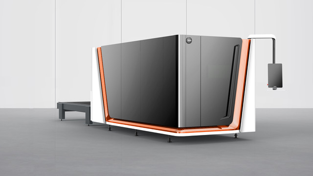 Faserlaser Bodor P3, Ansicht schräg von links